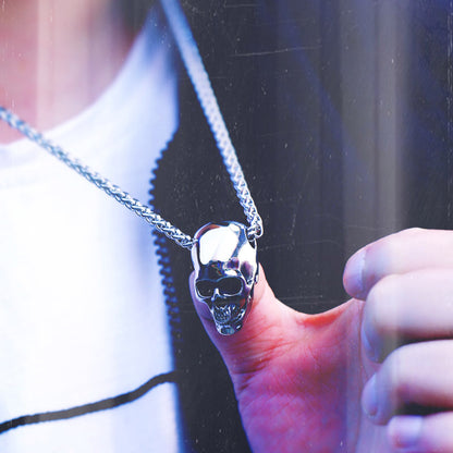 Skull Titanium Steel Pendant