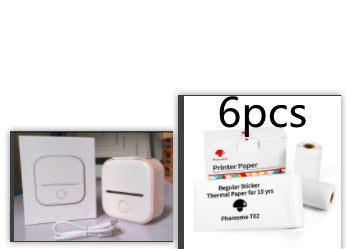 Portable Mini Thermal Label Printer Home Photo Printer Student Wrong Question Printer Bluetooth-compatible Mini Label Printer Price Tag - SD & CO.