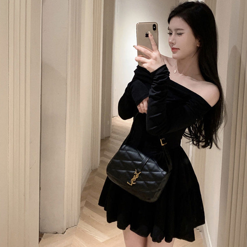 Off-shoulder Dress For Women Autumn - SD & CO.