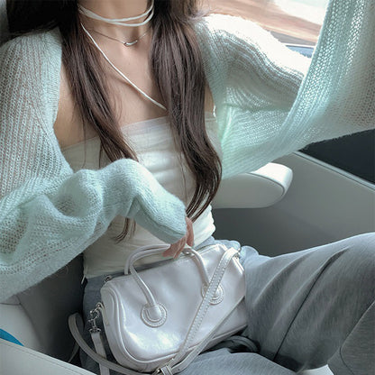 Fashion Sunscreen Knitted Cardigan Coat For Women