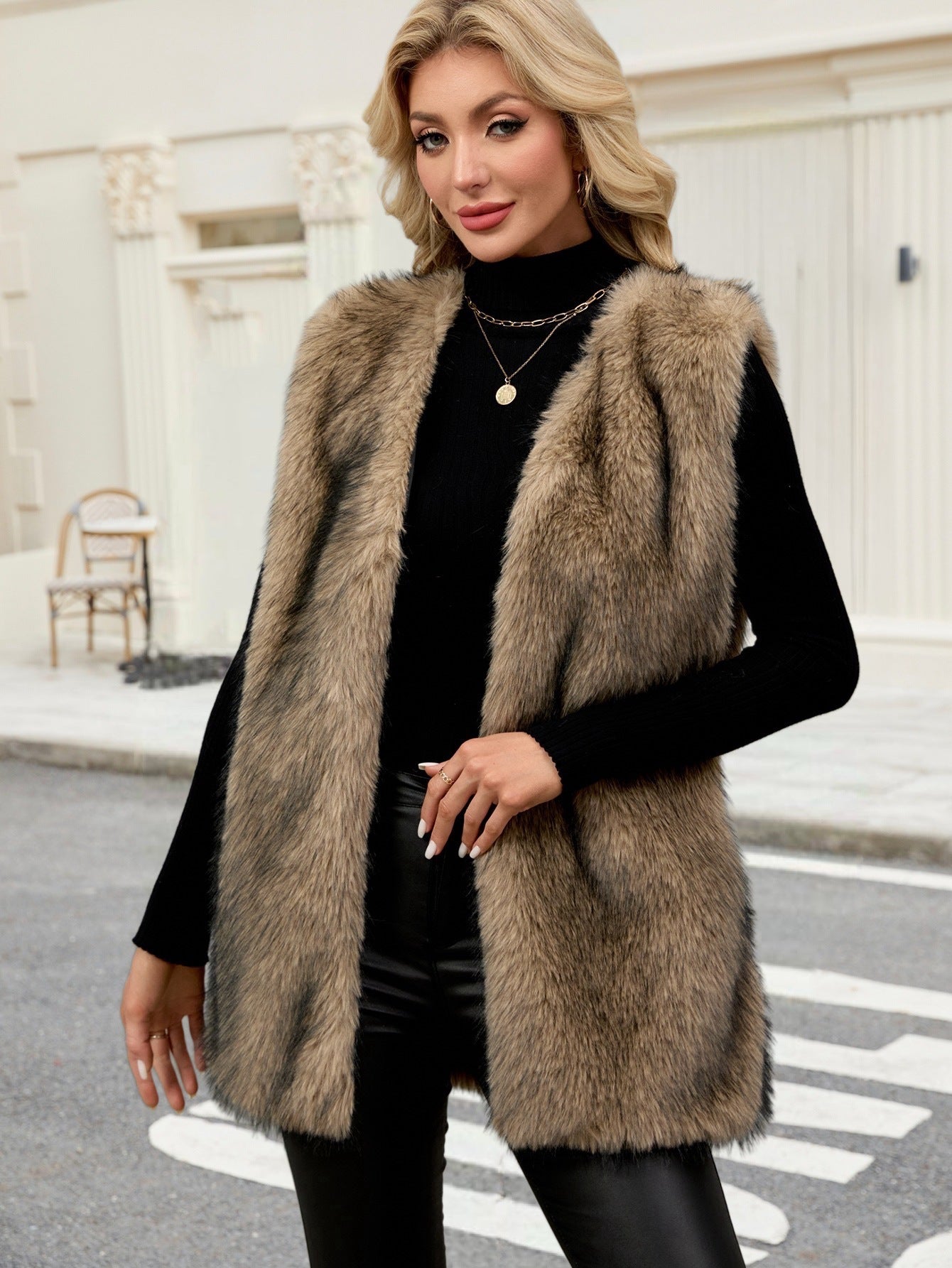 High-end Warm And Fashionable Fleece Vest