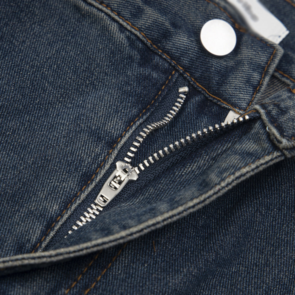 Ripped Denim Trousers For Men And Women