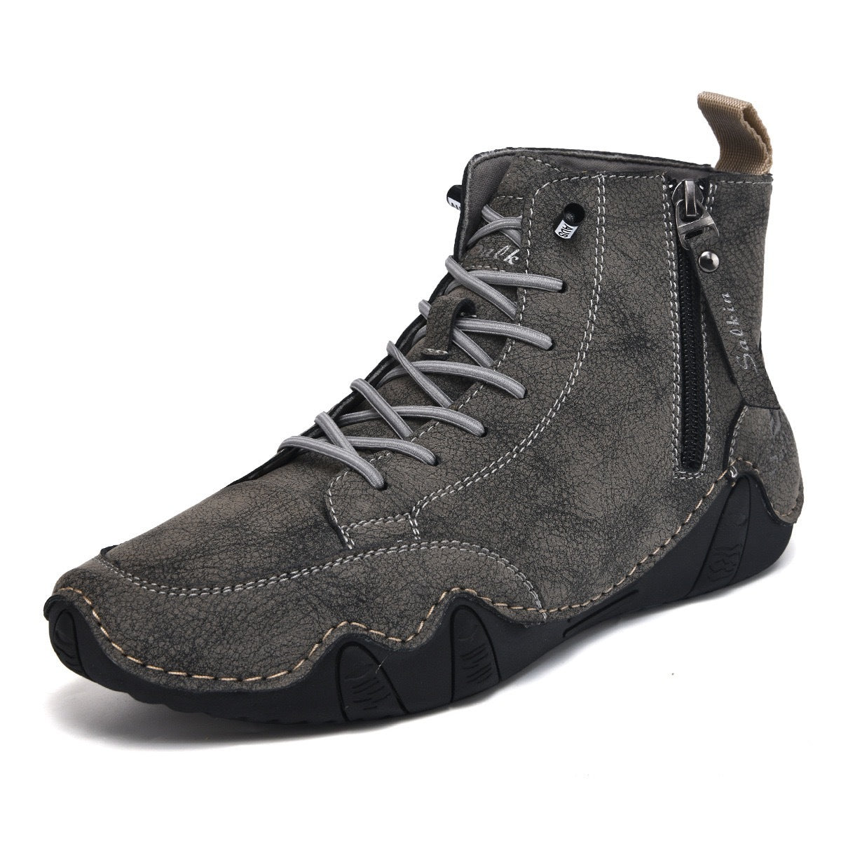 Men's High-top Handmade Leisure Ankle Boots