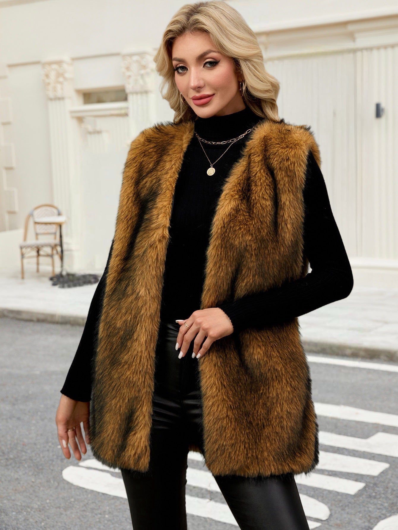 High-end Warm And Fashionable Fleece Vest