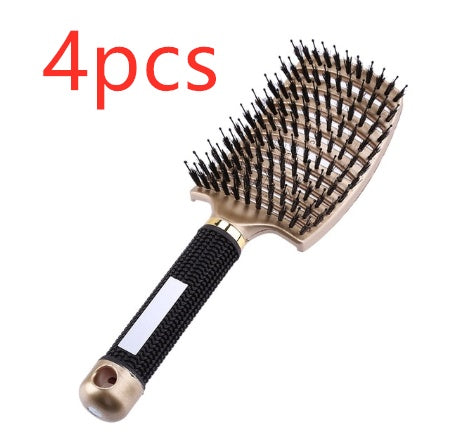 Hairbrush Anti Klit Brushy Haarborstel Women Detangler Hair Brush Bristle Nylon Scalp Massage  Teaser Hair Brush Comb - SD & CO.