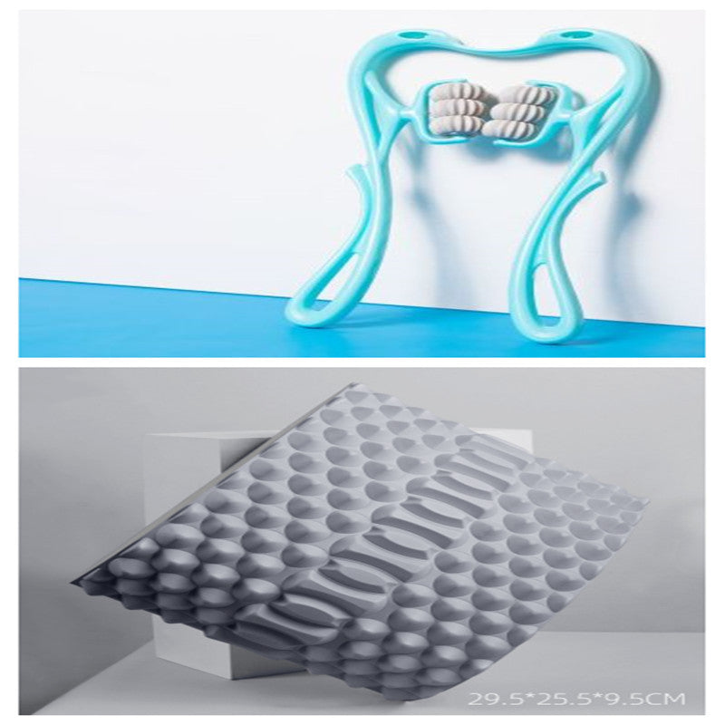 Multifunctional Manual Six-wheel Neck Massager Massage Relieve Roller Massage Tool - SD & CO.