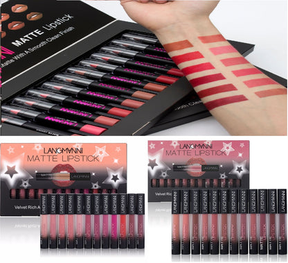Matte Lipstick Waterproof Long-lasting Velvet Lipstick Set - SD & CO.