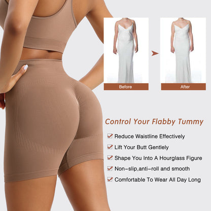 Women's Butt Lifting Pants High Waist Tummy Control Shapewear Thin Trainer Safety Pants