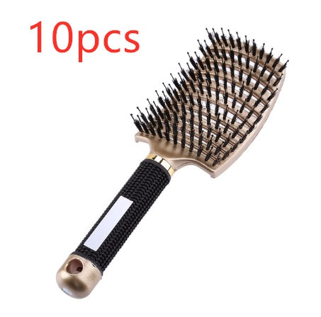 Hairbrush Anti Klit Brushy Haarborstel Women Detangler Hair Brush Bristle Nylon Scalp Massage  Teaser Hair Brush Comb - SD & CO.