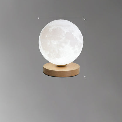 Copy of 3D Moon Lamp Moon Lamp Desk Charging Lamp Bedroom Bedside Lamp Creative Ins Gift Atmosphere Night Lamp