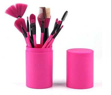 12pcs Makeup Brush Set Blush Eyeshadow Eyelash Highlighter Makeup Brush - SD & CO.