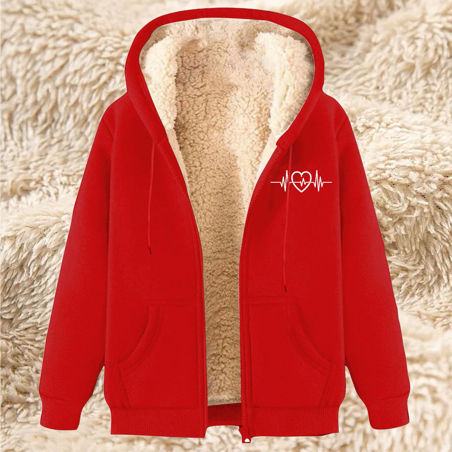 Men's Fleece Hoodie With Fleece Lining