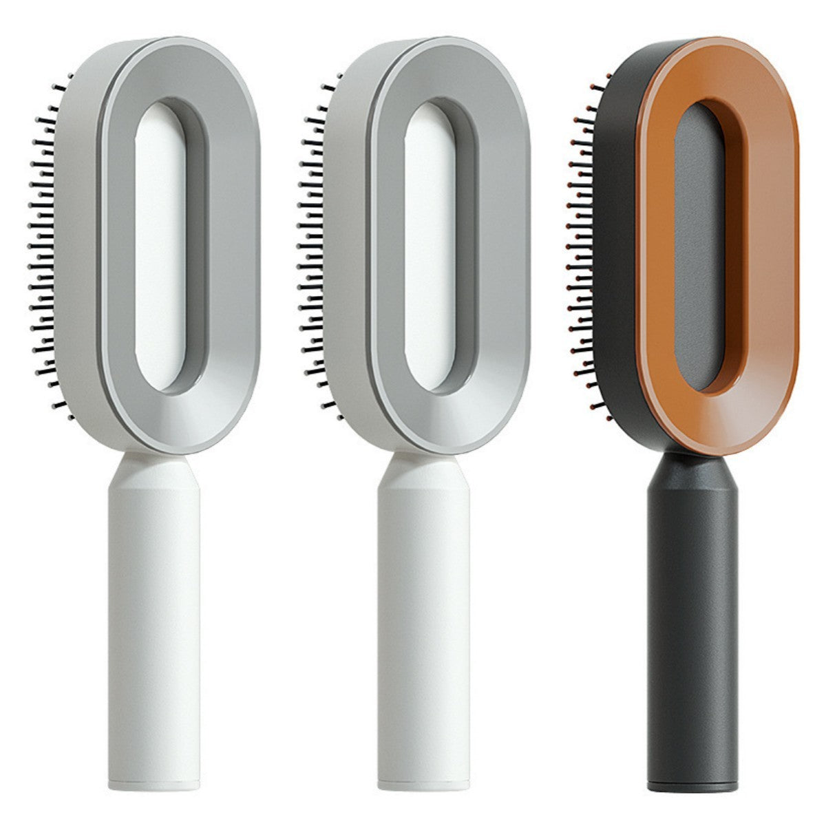 Self Cleaning Hair Brush For Women One-key Cleaning Hair Loss Airbag Massage Scalp Comb Anti-Static Hairbrush - SD & CO.