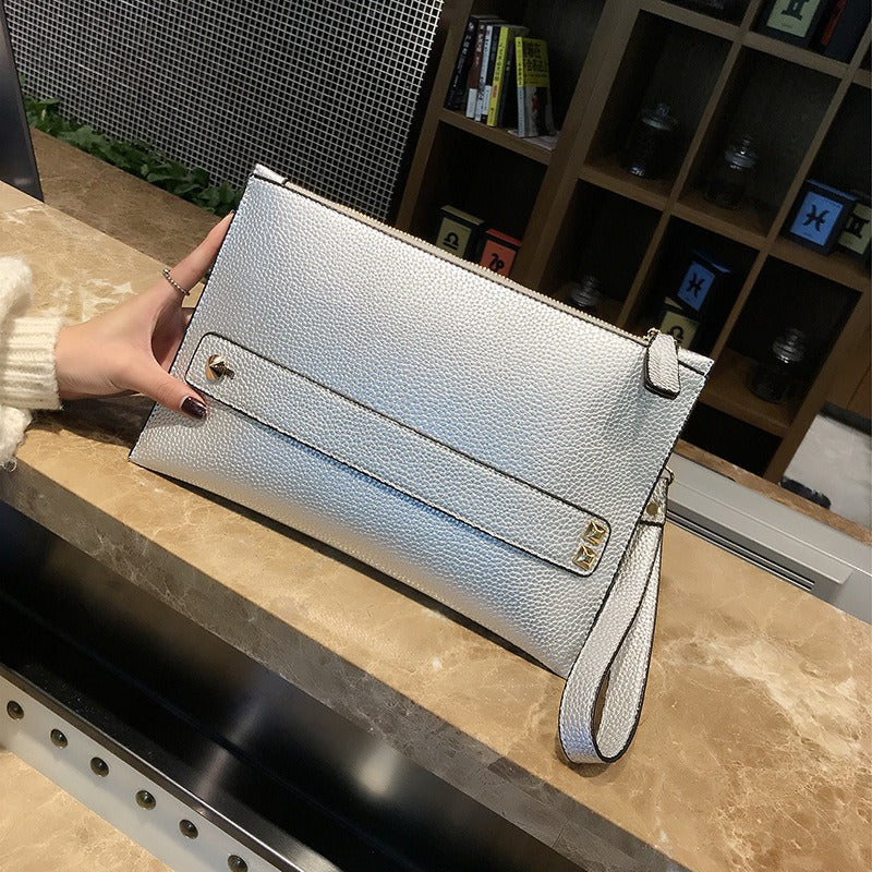 Clutch bag women's handbag Korean style women's bag clutch bag red dinner party bag envelope large capacity women's bag