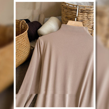 Double-sided Sanding Half Turtleneck Bottoming Shirt