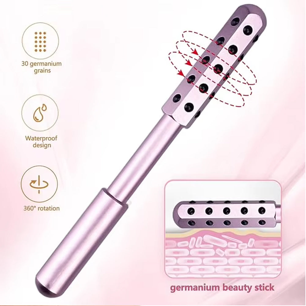 30 Germanium Beauty Stick Massage Beauty Stick Facial Roller Face Lift Bar Anti Wrinkle Facial Massager Skin Care Tool Derma Rolling Face Massage Roller Wand - SD & CO.