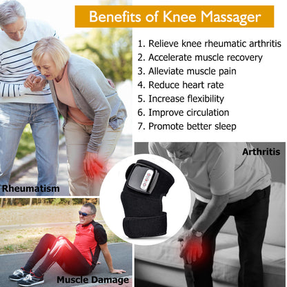 Electric Infrared Heating Knee Massager Wrap Elbow Joint Support Vibration Therapy Physiotherapy Machine Pain Relief Massageador - SD & CO.
