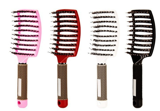 Hairbrush Anti Klit Brushy Haarborstel Women Detangler Hair Brush Bristle Nylon Scalp Massage  Teaser Hair Brush Comb - SD & CO.