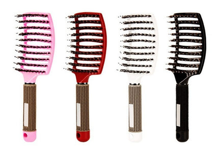 Hairbrush Anti Klit Brushy Haarborstel Women Detangler Hair Brush Bristle Nylon Scalp Massage  Teaser Hair Brush Comb - SD & CO.