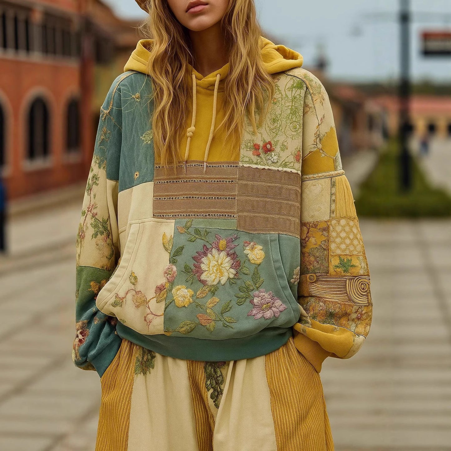 Women's Pullover Conventional Digital Printing Sweater