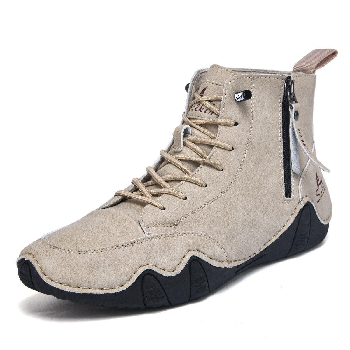 Men's High-top Handmade Leisure Ankle Boots