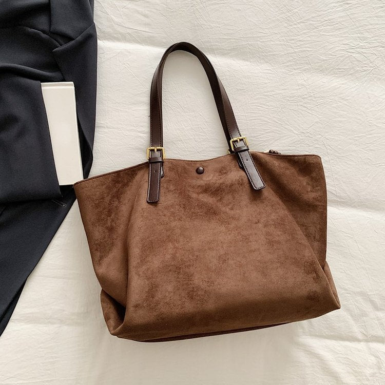 New Retro Fashion Large Capacity Shoulder Bag Women