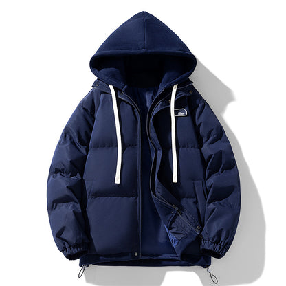 Two-Layer Hooded Puffer Jacket