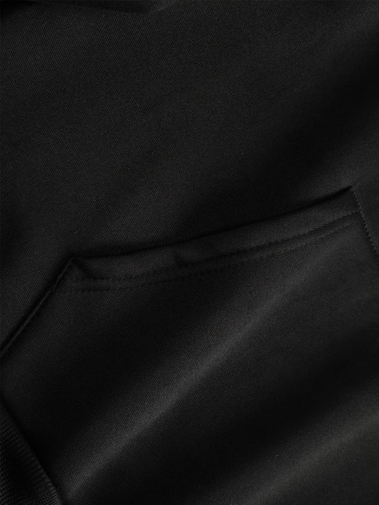 Fashion Green Compass Pattern Hoodie Casual Autumnwinter Pullover With Drawstring Kangaroo Pocke