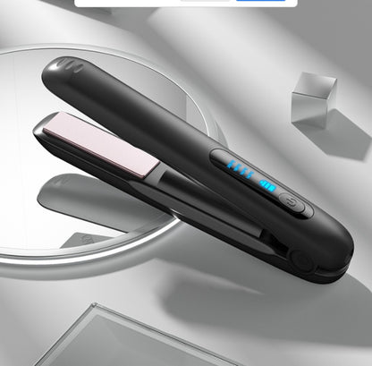 Wireless Hair Straightener Flat Iron Mini 2 IN 1 Roller USB 5000mAh Max 200 Degree Portable Cordless Curler 4 Levels Dry And Wet Uses - SD & CO.