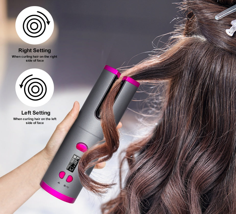 Curling Iron USB Wireless Multifunctional Charging Curler - SD & CO.