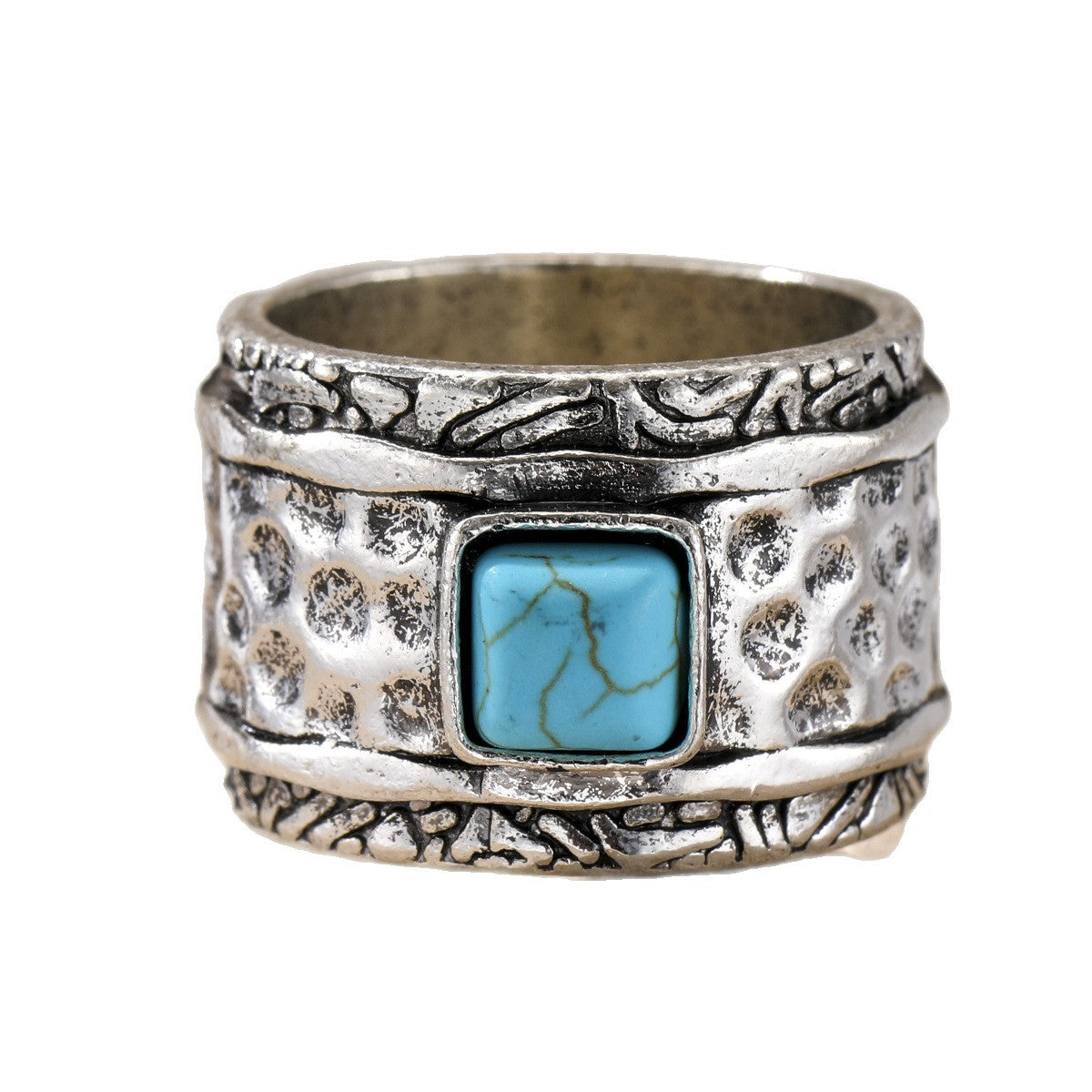 Turquoise Ring Bohemian Style Women