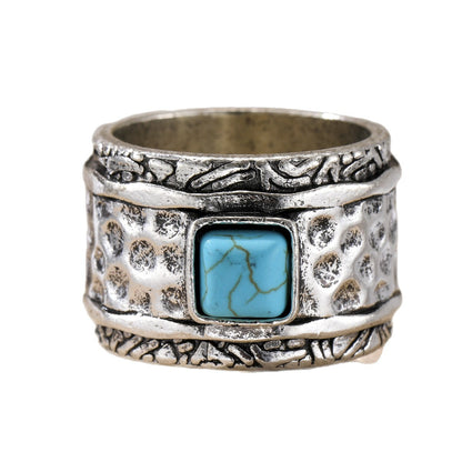 Turquoise Ring Bohemian Style Women