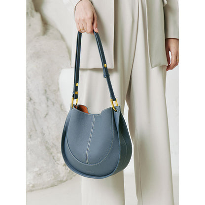 Designer Small Crossbody Bag For Women, Niche Luxury Leather Handbag