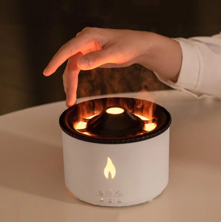 Copy of Copy of New creative simulation flame aromatherapy machine remote control spray jellyfish humidifier new spit ring humidifier