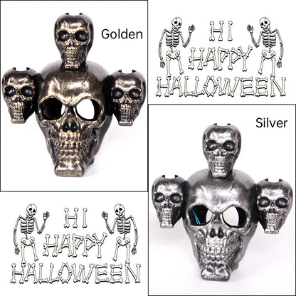 Copy of Halloween Skull with Lamp Decoration Halloween Decoration Smoke Skull Candle Lamp