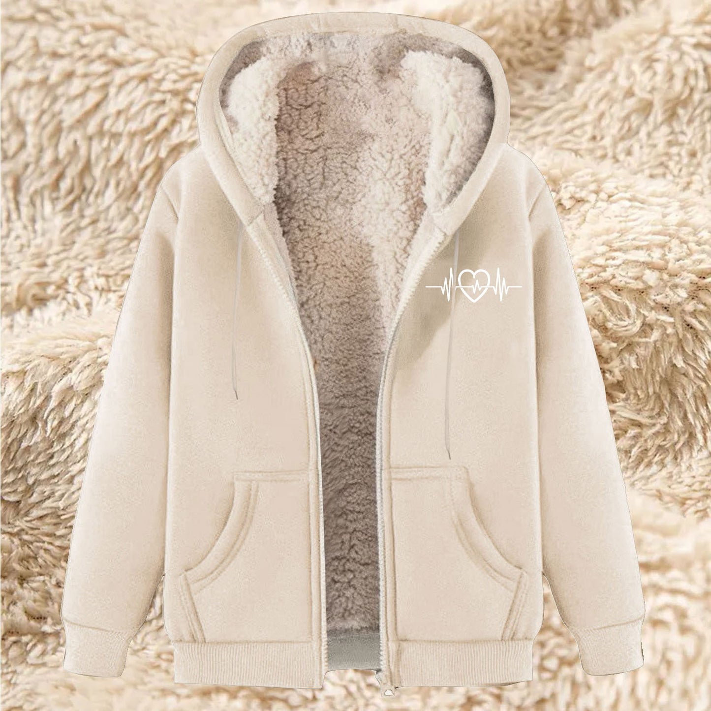 Men's Fleece Hoodie With Fleece Lining