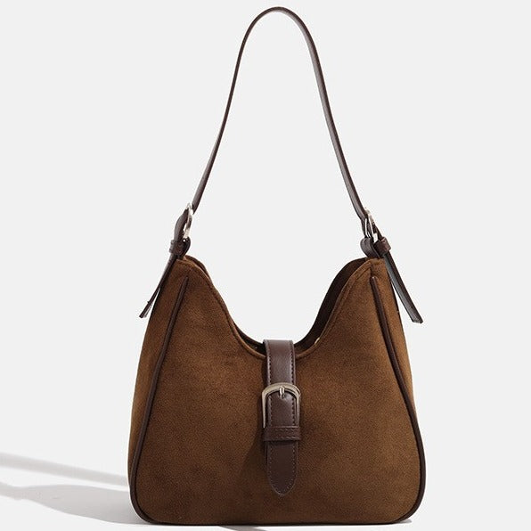 Retro Underarm Bag Large Capacity Portable Shoulder Bag