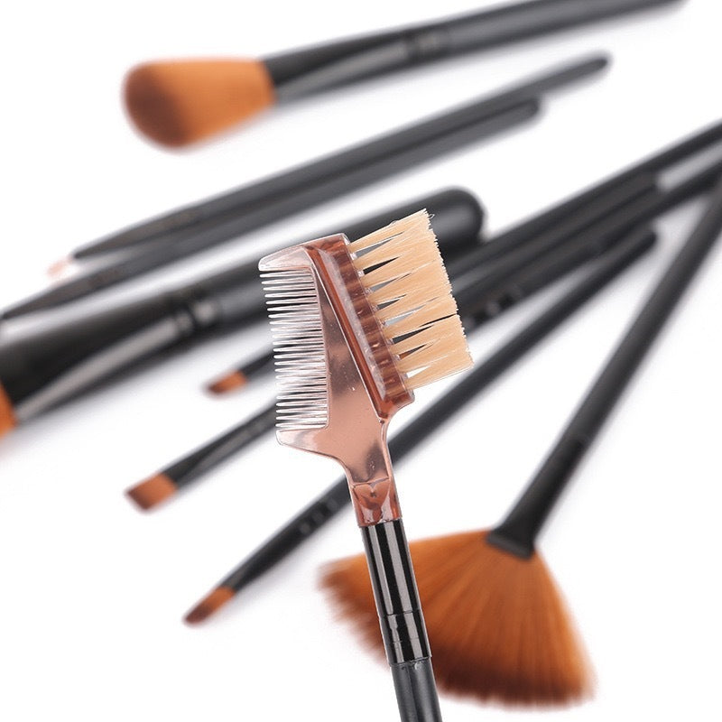 12pcs Makeup Brush Set Blush Eyeshadow Eyelash Highlighter Makeup Brush - SD & CO.
