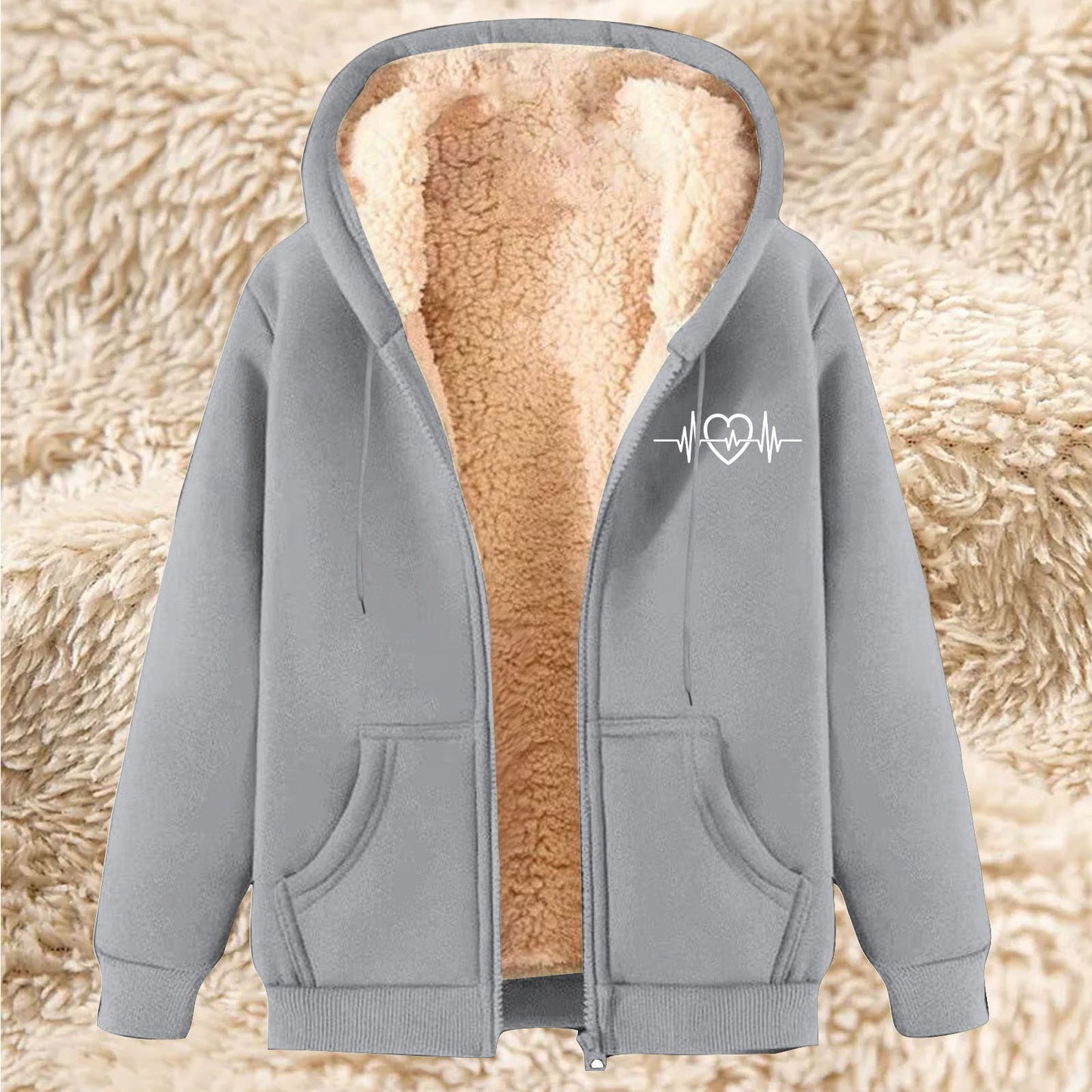 Men's Fleece Hoodie With Fleece Lining