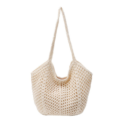 Hand-woven Hollow Shoulder Support Extra Large Bag