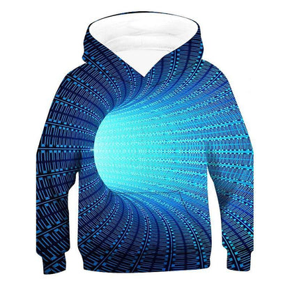 3d Vision Digital Printing Children's Hoodie