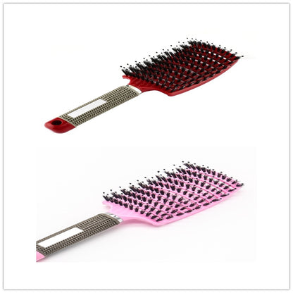 Hairbrush Anti Klit Brushy Haarborstel Women Detangler Hair Brush Bristle Nylon Scalp Massage  Teaser Hair Brush Comb - SD & CO.