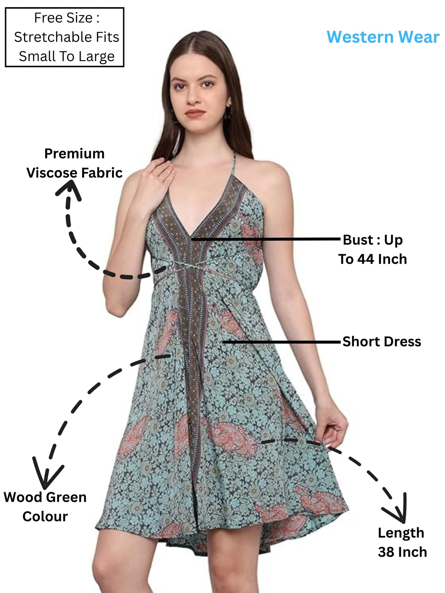 KE KANHA EXPORTS Dress for Woman | Beach Wear Dress for Women| Goa Outfits for Women | Western Dresses | Summer Dresses | Bohemian Vibes - SD & CO.