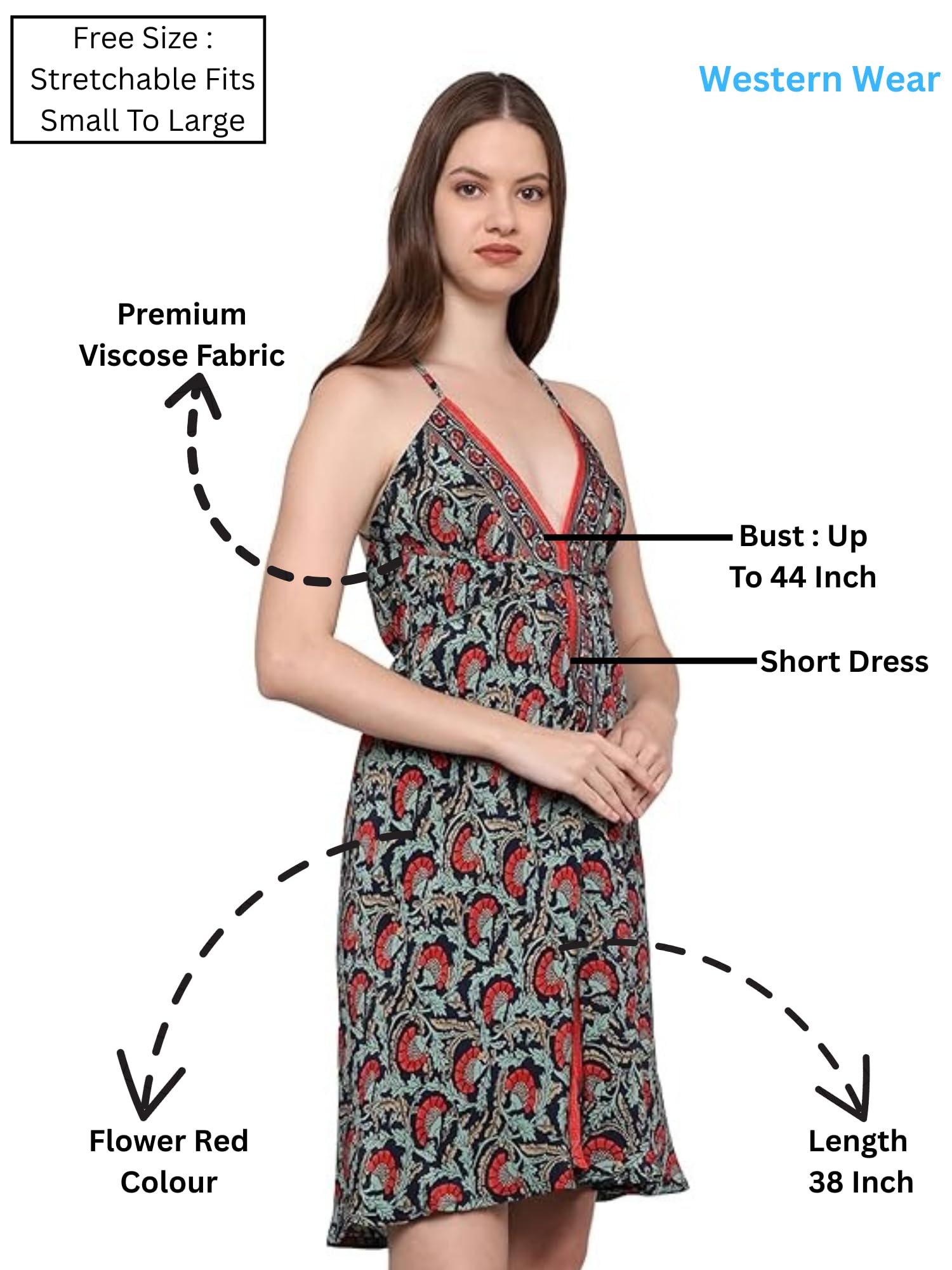 KE KANHA EXPORTS Dress for Woman | Beach Wear Dress for Women| Goa Outfits for Women | Western Dresses | Summer Dresses | Bohemian Vibes - SD & CO.