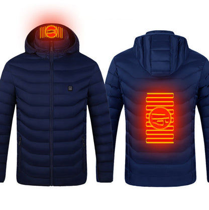New Heated Jacket Coat USB Electric Jacket Cotton Coat Heater Thermal Clothing Heating Vest Men's Clothes Winter - SD & CO.