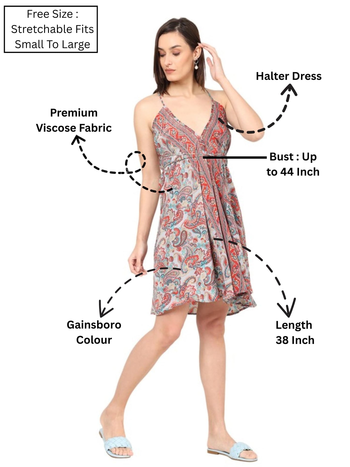 KE KANHA EXPORTS Dress for Woman | Beach Wear Dress for Women| Goa Outfits for Women | Western Dresses | Summer Dresses | Bohemian Vibes - SD & CO.