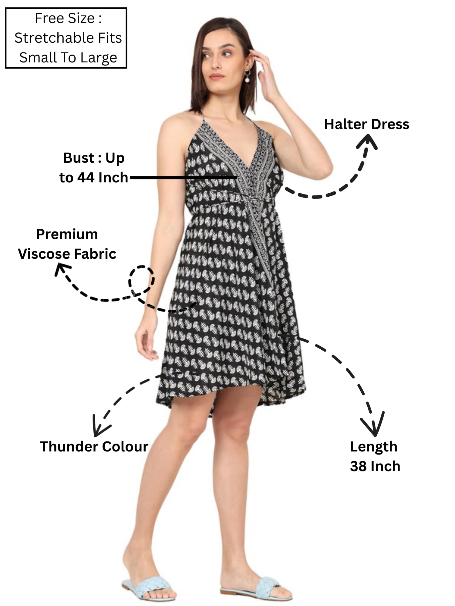 KE KANHA EXPORTS Dress for Woman | Beach Wear Dress for Women| Goa Outfits for Women | Western Dresses | Summer Dresses | Bohemian Vibes - SD & CO.