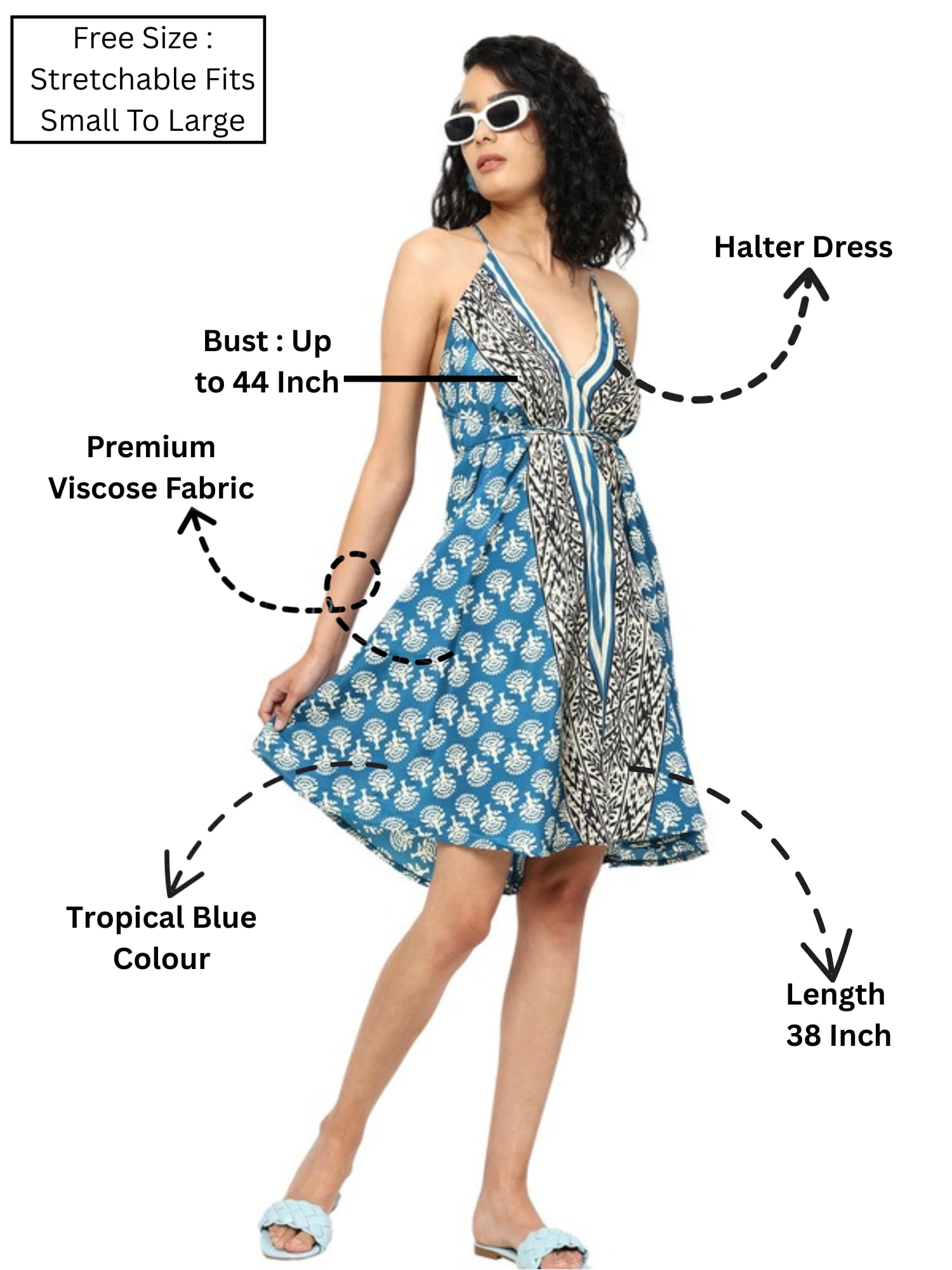 KE KANHA EXPORTS Dress for Woman | Beach Wear Dress for Women| Goa Outfits for Women | Western Dresses | Summer Dresses | Bohemian Vibes - SD & CO.