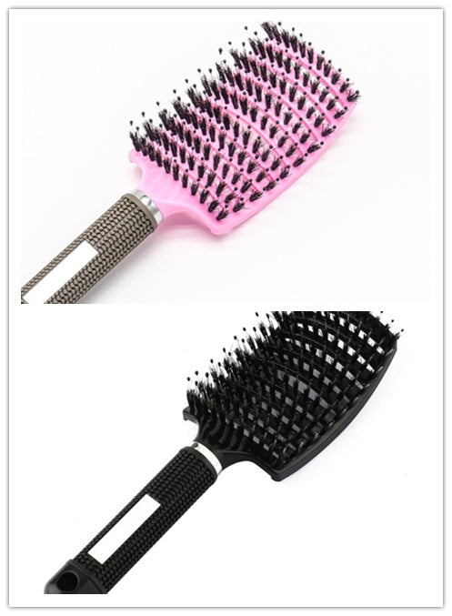 Hairbrush Anti Klit Brushy Haarborstel Women Detangler Hair Brush Bristle Nylon Scalp Massage  Teaser Hair Brush Comb - SD & CO.