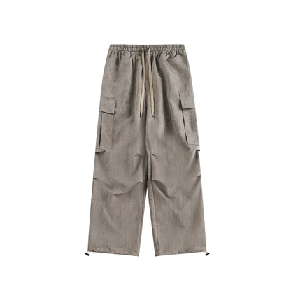 Retro Baggy Straight Trousers Men And Women